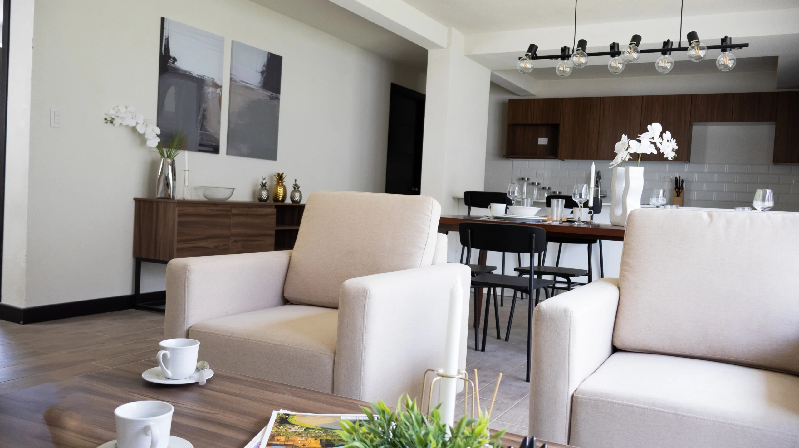 cocina y comedor natura